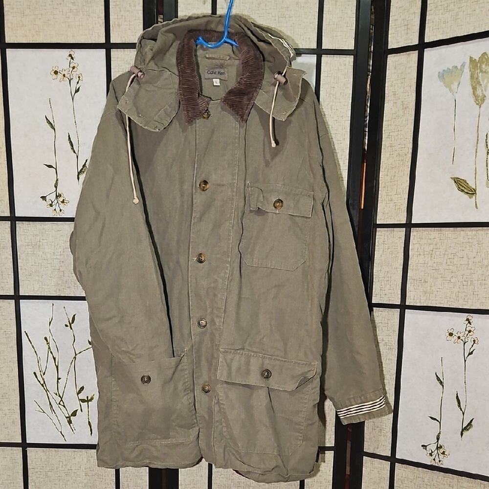 Calvin Klein Olive Military Field Jacket